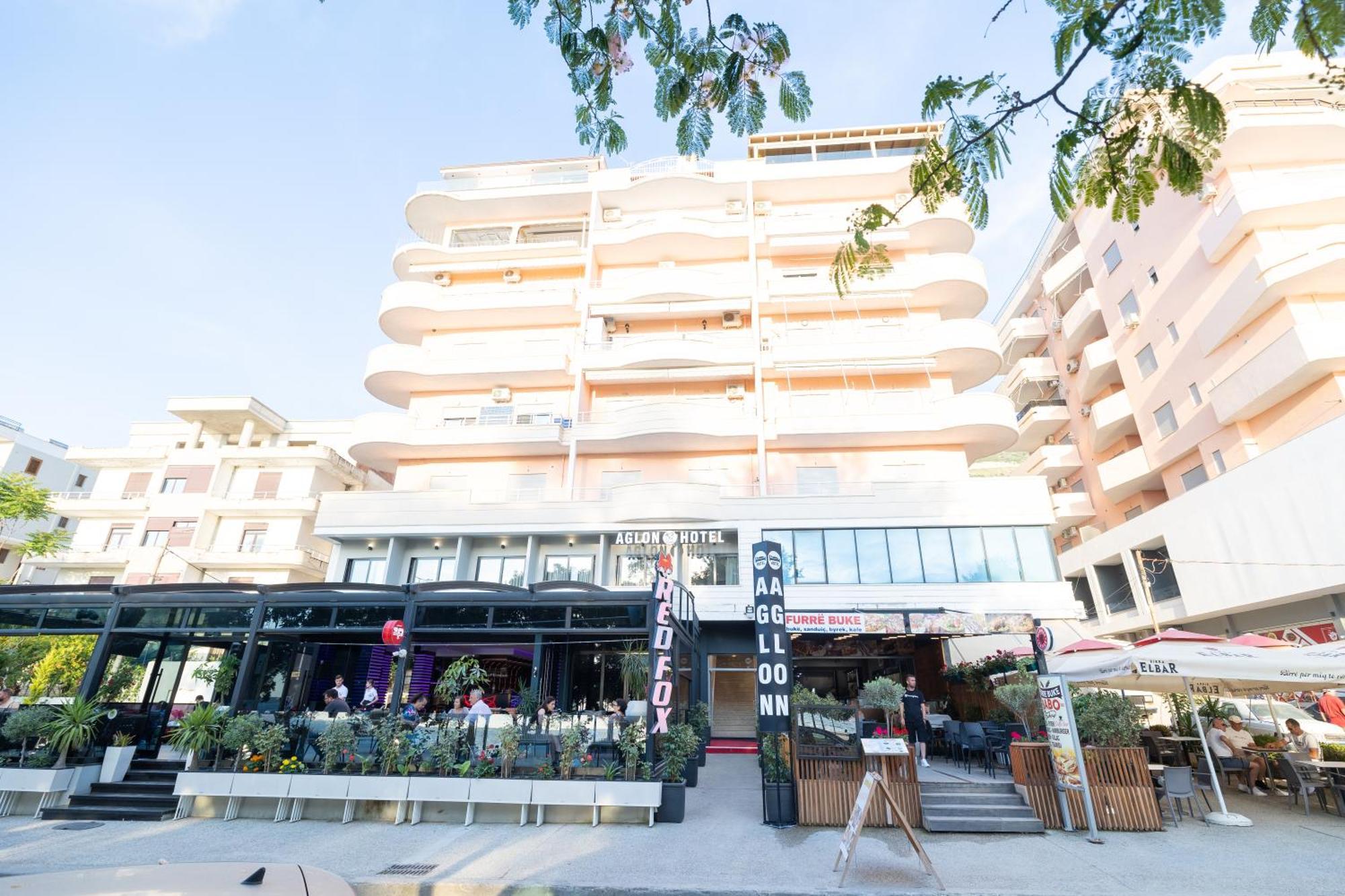Aglon Twin'S Hotel Vlore Bagian luar foto